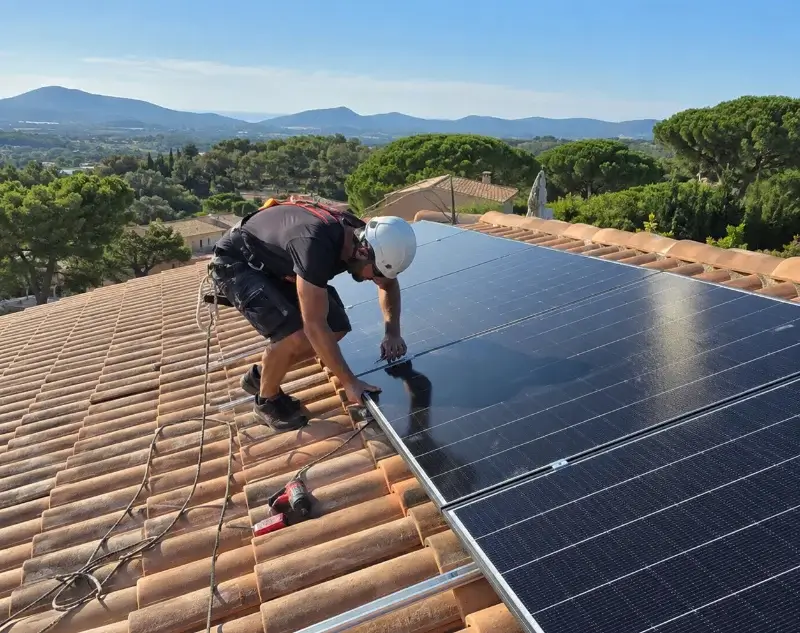 Installateur panneaux solaires Illiat — pose photovoltaïque sur toiture