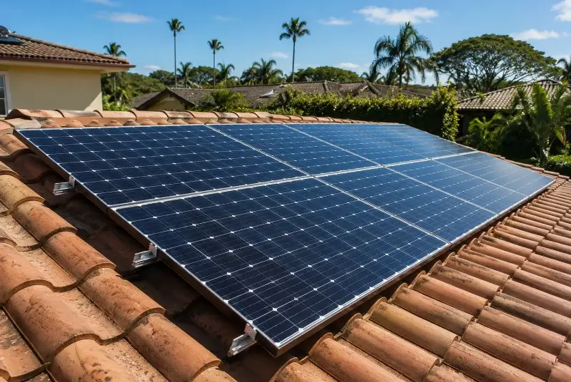 Installation de panneaux solaires à Illiat